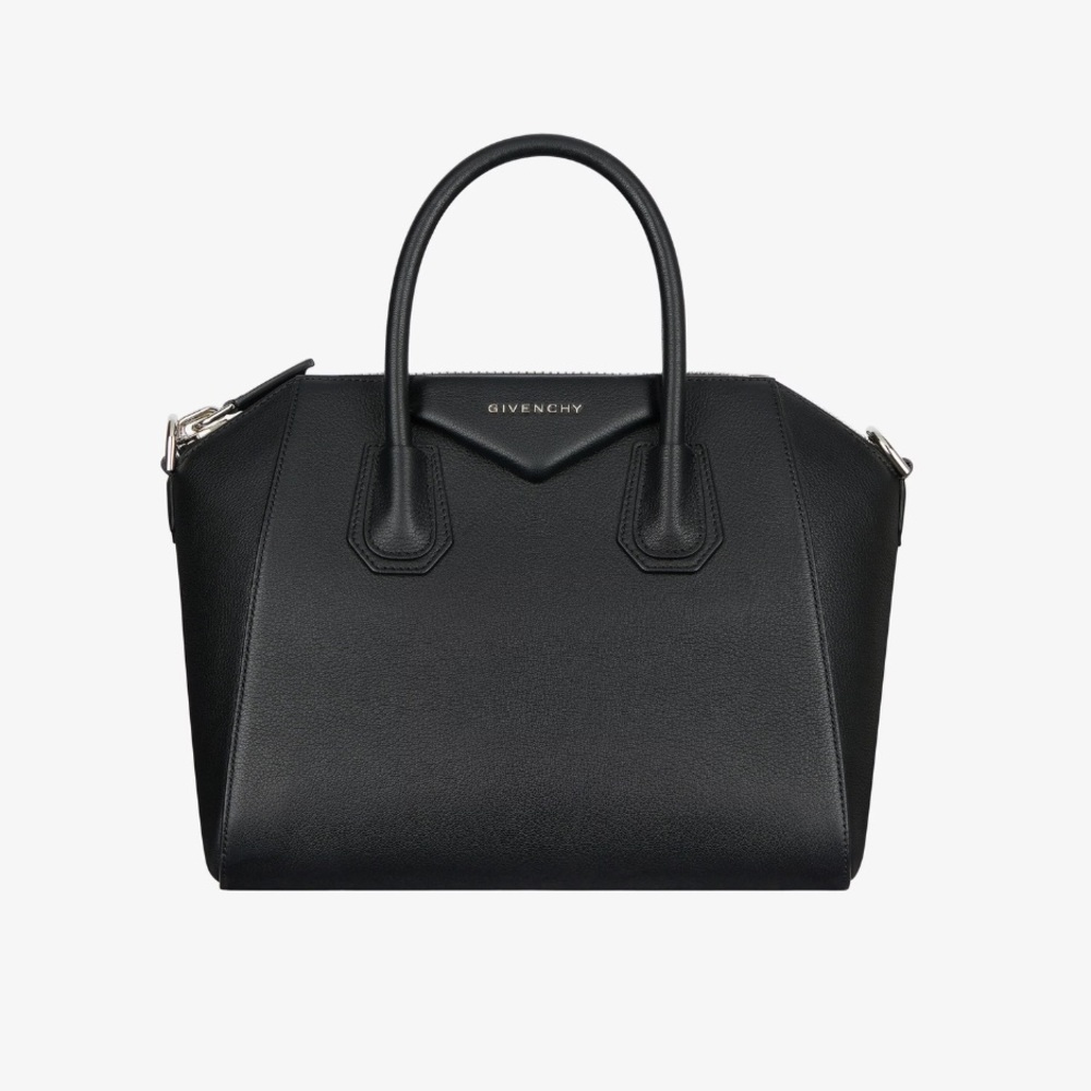 AUTHENTIC Givenchy Small Black Antigona bag in grained leather